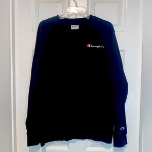 Champion black crewneck. Size M